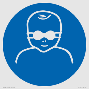 Mandatory: Protect infants eyes with opaque eye protection